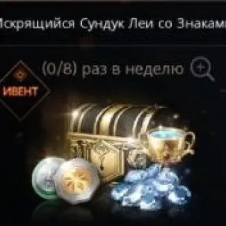 Leia's Sparkling Chest with Signs