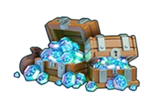 69.999 Frost Star + 25.000 Gems bonus