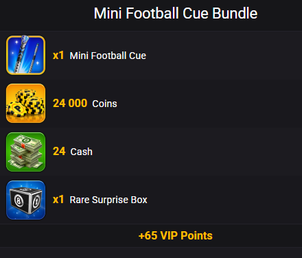 Mini Football Cue Bundle