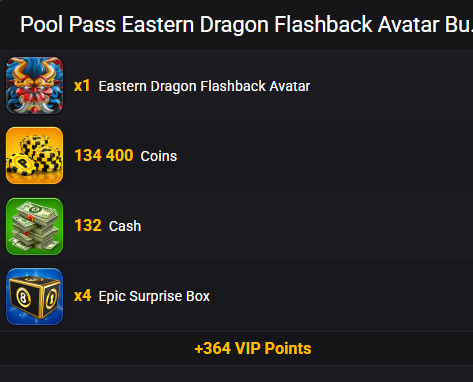 Pool Pass Eastern Dragon Flashback Avatar Bundle