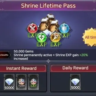 Shrine Lifetime Pass