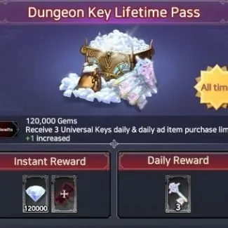 Dungeon Key Lifetime Pass