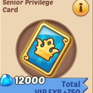 Senior Privelege Card